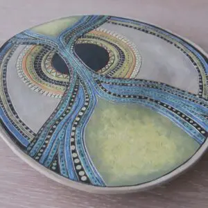 Aboriginal-inspireret fad/Jørgen Sten Nielsen