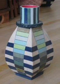 Quartopolar vase/Jørgen Sten Nielsen